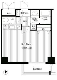 Wat's白金 407 間取り図