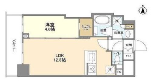 コンフォリア桜上水 103 間取り図