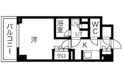 シーズンフラッツ高田馬場リバーサイドノース 402 間取り図