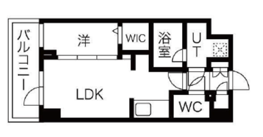 シーズンフラッツ高田馬場リバーサイドノース 205 間取り図