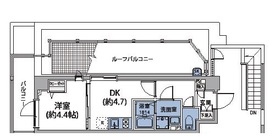 ルネサンスコート本所吾妻橋 701 間取り図