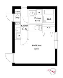 ガレット戸越銀座 204 間取り図