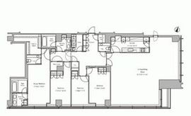 ラ・トゥール青葉台 3105 間取り図