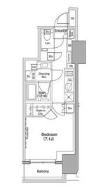 ザ・パークハビオ目黒桜邸 511 間取り図