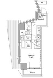 ザ・パークハビオ目黒桜邸 510 間取り図