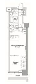 ザ・パークハビオ目黒桜邸 418 間取り図