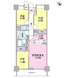 ブリリアントヨス 208 間取り図