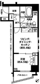 リビオ駒込妙義 3階 間取り図