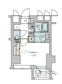 ブリリアイスト渋谷本町 202 間取り図