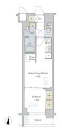 ブリリアイスト渋谷本町 504 間取り図