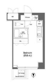 コンフォリア東中野 303 間取り図
