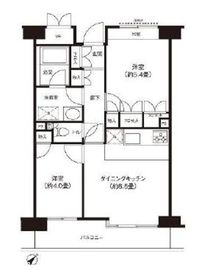 ステラメゾン武蔵小山 4階 間取り図