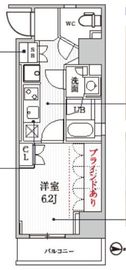 シーズンフラッツ元浅草4丁目 1202 間取り図