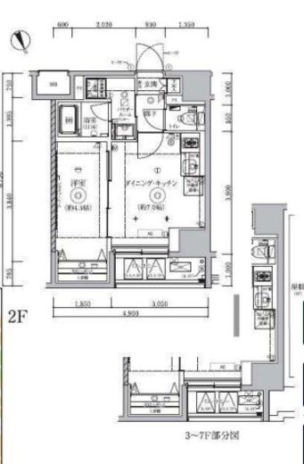 QUALITAS浜田山 (クオリタス浜田山) 203 間取り図