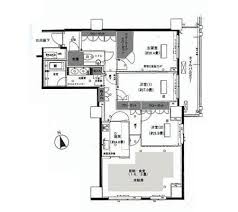 代官山アドレス ザ・タワー 22階 間取り図