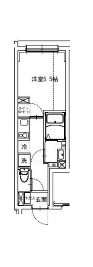 レジデンスジャヴァ飯田橋 402 間取り図