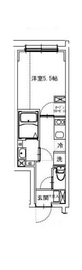 レジデンスジャヴァ飯田橋 503 間取り図