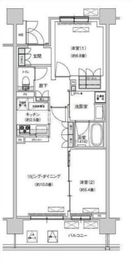 リージア経堂テラスガーデン 205 間取り図