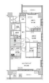 リージア経堂テラスガーデン 301 間取り図