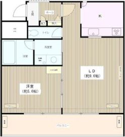 渓山館 103 間取り図