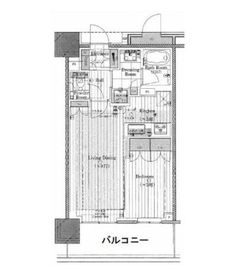 ブランズタワー豊洲 40階 間取り図