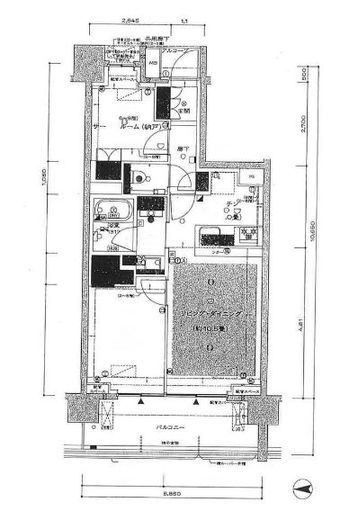 ザ・パークハウス杉並高井戸プレイス 6階 間取り図