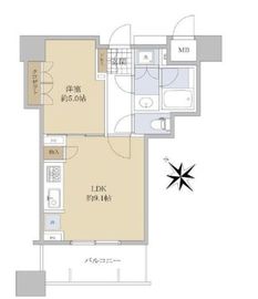 パークスクエア文京千石 3階 間取り図