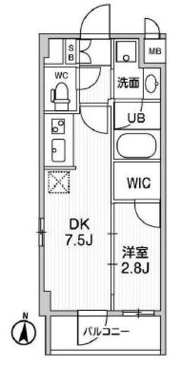 ALTERNA住吉 (オルタナ住吉) 803 間取り図