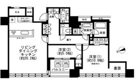 ローレルタワールネ浜松町 21階 間取り図