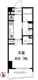 リビオ神楽坂 2階 間取り図