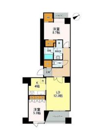 プレミスト南青山 5階 間取り図