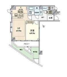 ライオンズプラザ池田山 1階 間取り図