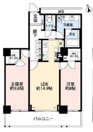 代官山アドレス ザ・タワー 29階 間取り図