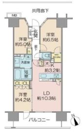 プライムパークス品川シーサイド ザ・レジデンス 9階 間取り図