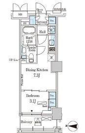 パークアクシス本所吾妻橋サウスレジデンス 312 間取り図