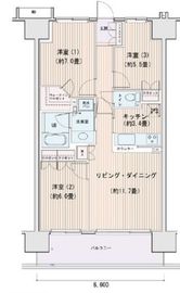 エスティメゾン豊洲レジデンス A215 間取り図