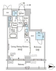 パークアクシス本所吾妻橋サウスレジデンス 302 間取り図