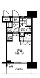 レジディア大森東 509 間取り図