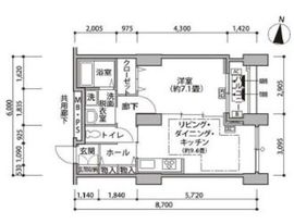 東雲キャナルコートCODAN 14-403 間取り図