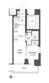 ブランシエスタ東陽町 601 間取り図