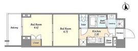 オアーゼ新宿市谷薬王寺 101 間取り図