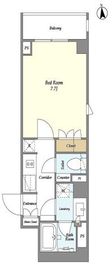 オアーゼ新宿市谷薬王寺アネックス 301 間取り図
