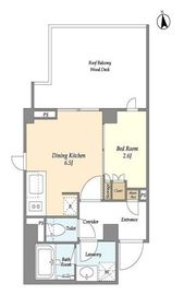 オアーゼ新宿市谷薬王寺アネックス 403 間取り図