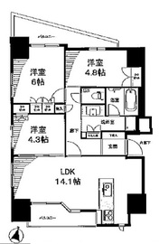 CONOE秋葉原岩本町 8階 間取り図