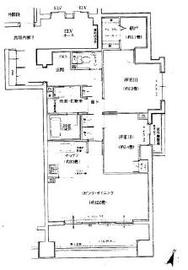 オリンピアード麻布霞坂 3階 間取り図