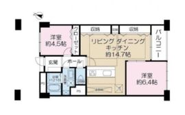 飯田橋セントラルプラザ 9階 間取り図