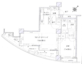 ドレッセ目黒インプレスタワー 12階 間取り図