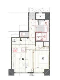 銀座レジデンス伍番館 11階 間取り図