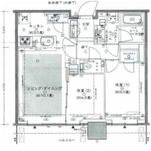 シティタワーズ東京ベイ 31階 間取り図