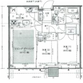 シティタワーズ東京ベイ 31階 間取り図